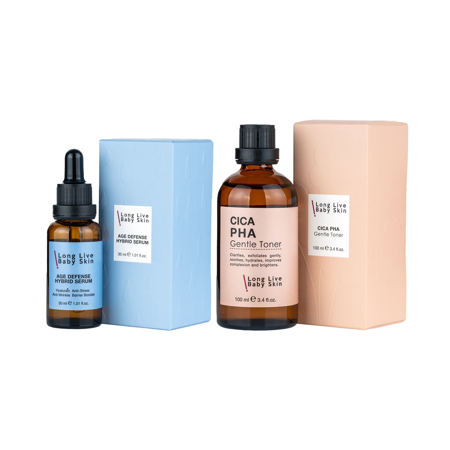 CICA PHA Gentle Toner+Age Defense Hybrid Serum