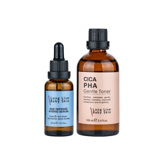 CICA PHA Gentle Toner+Age Defense Hybrid Serum